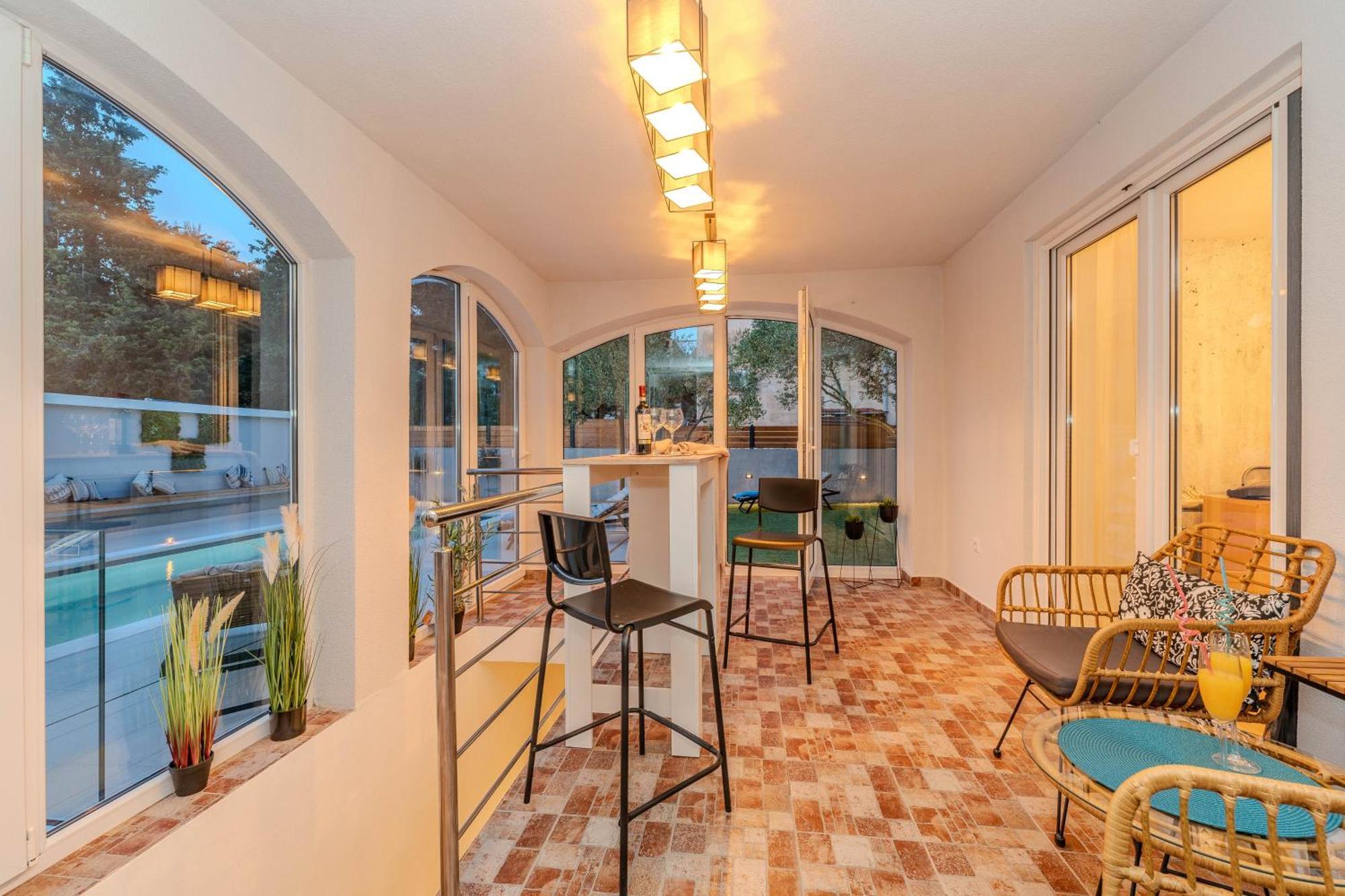 Villa B&D Zadar For The Complete Pleasure Of Vacation !Heated! Private Pool! Green Oasis In The Center Of Zadar, 100M From The Sea Zewnętrze zdjęcie