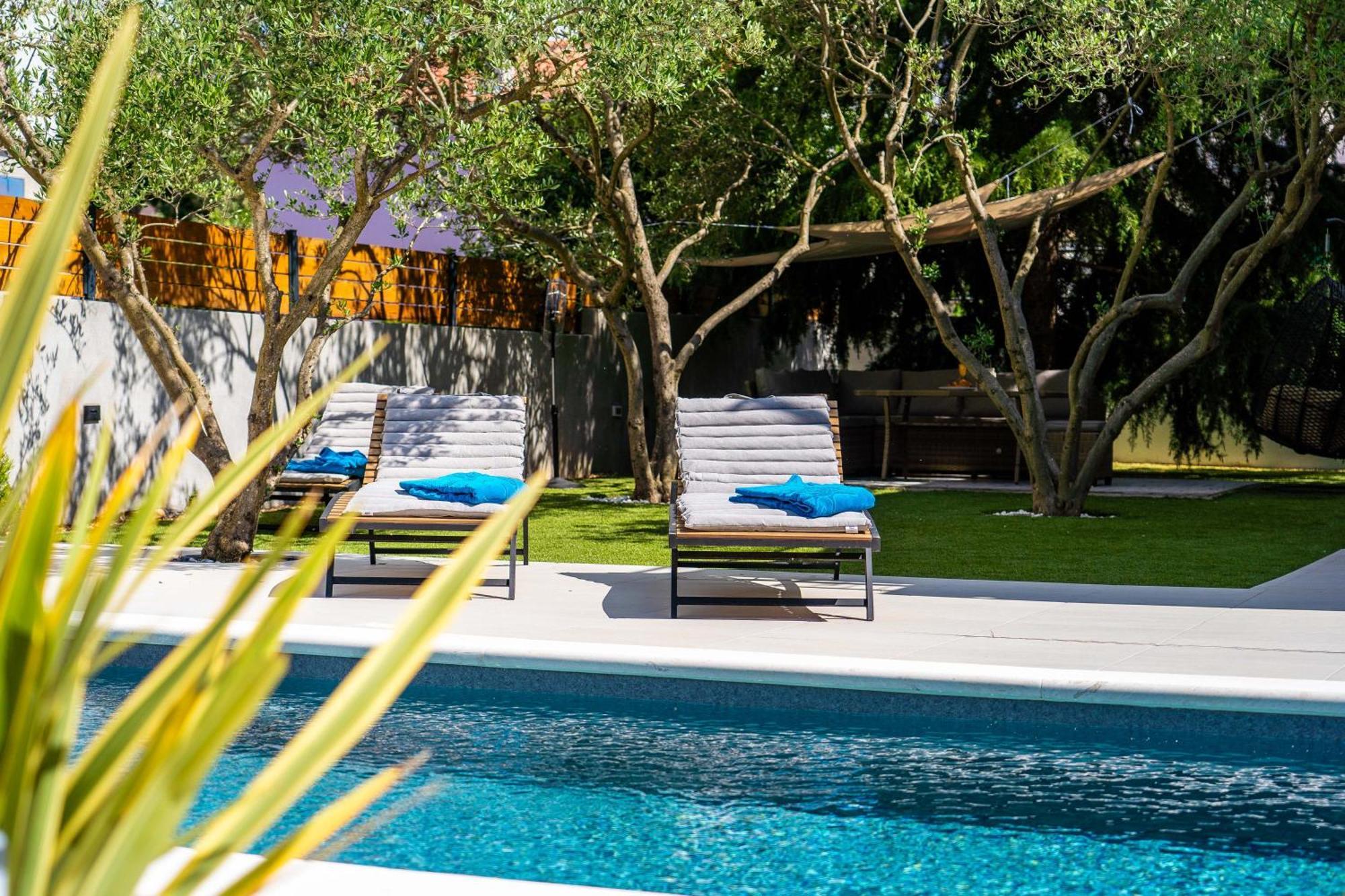 Villa B&D Zadar For The Complete Pleasure Of Vacation !Heated! Private Pool! Green Oasis In The Center Of Zadar, 100M From The Sea Zewnętrze zdjęcie