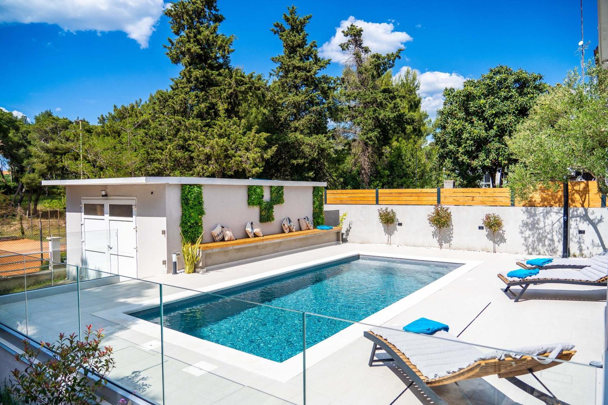 Villa B&D Zadar For The Complete Pleasure Of Vacation !Heated! Private Pool! Green Oasis In The Center Of Zadar, 100M From The Sea Zewnętrze zdjęcie